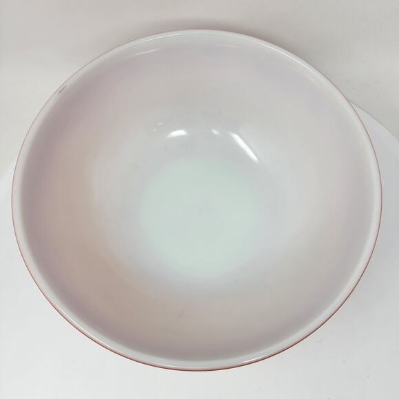 Vintage PYREX Flameglo 404 4 Quart Oven Ware Ombre Orange Mixing Nesting Bowl - Picture 6 of 12